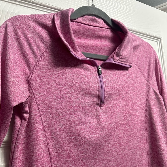 1/4 Zip Athletic Top for Women, Small - Picture 2 of 5